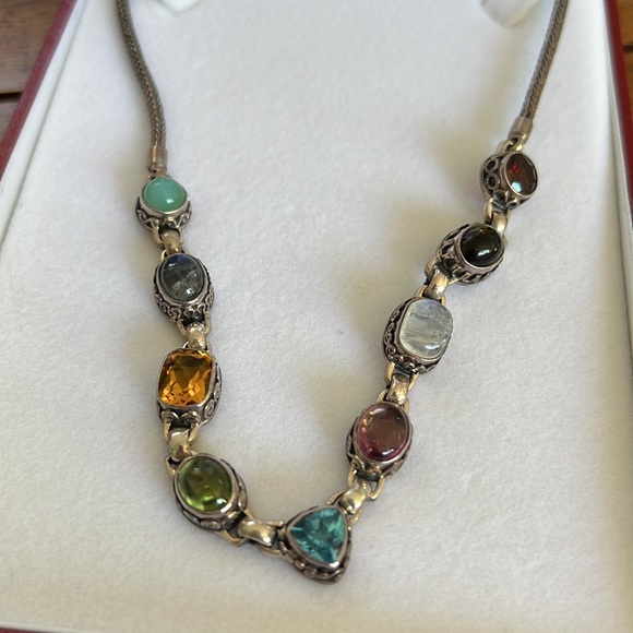Silver Gem Necklace - Picture 3 of 7